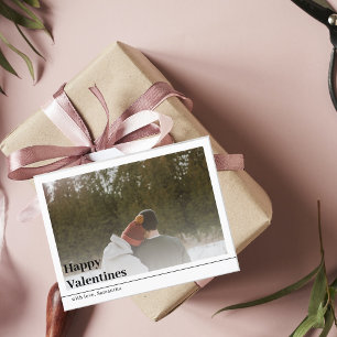 Modern Family Photo   Happy Valentines Postcard