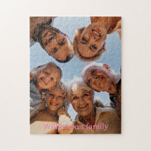 Modern family photo  jigsaw puzzle