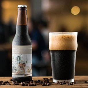 Modern Family Photo   Joyful Merry Blessed  Beer Bottle Label