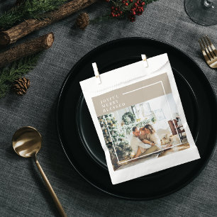 Modern Family Photo   Joyful Merry Blessed  Favour Bag
