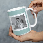 Modern  Family Photo Mint Simple Lovely Gift Coffee Mug<br><div class="desc">Modern  Family Photo Mint Simple Lovely Gift</div>