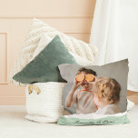 Modern Family Photo & Personalised Name Mint Gift Cushion<br><div class="desc">Introducing the Modern Family Photo & Personalised Name Mint Gift! This unique and thoughtful gift is designed to celebrate and cherish your family's special moments.Give the gift of cherished memories and personalised sweetness with the Modern Family Photo & Personalised Name Mint Gift. It's a meaningful and delightful way to celebrate...</div>