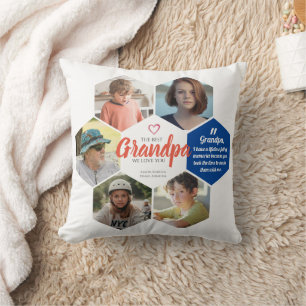 Modern Family Photo  Quotation  Pillow Throw