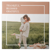 Modern Family Photo | Thankful Blessed Grateful