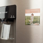 Modern Family Photo | Thankful Blessed Grateful Magnet<br><div class="desc">Celebrate gratitude and family this season with a custom Thanksgiving photo magnet. Featuring your favorite photo with the message “Thankful, Blessed, Grateful”, this design makes a heartfelt keepsake that’s perfect for grandparents, parents, or anyone special. Ideal for displaying on the fridge, locker, or office space, this personalized magnet is a...</div>