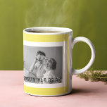 Modern  Family Photo Yellow Simple Lovely Gift Coffee Mug<br><div class="desc">Modern  Family Photo Yellow Simple Lovely Gift</div>