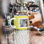 Modern  Family Photo Yellow Simple Lovely Gift Espresso Cup<br><div class="desc">Modern  Family Photo Yellow Simple Lovely Gift</div>