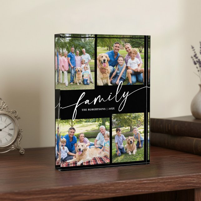 Modern Family Photos Collage Script Keepsake (Creator Uploaded)