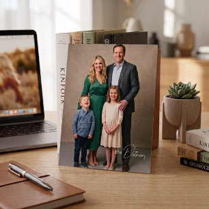 Modern Family Portrait Custom Postcard