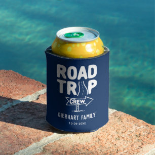 Modern Family Road Trip Adventure Custom Can Cooler