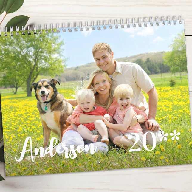 Modern Family Simple Personalised Photos 2026  Calendar (Creator Uploaded)