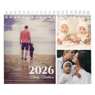 Modern Family Traditions Photo 2026 Calendar