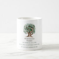 Modern Family Tree Reunion Monogrammed