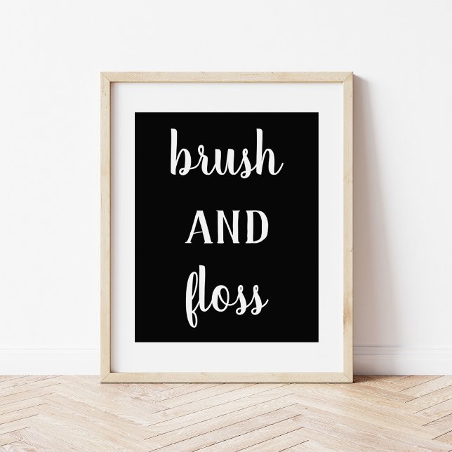 Modern Farmhouse Brush and Floss Print (Creator Uploaded)