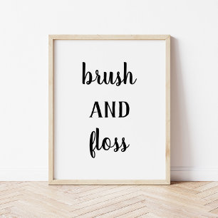 Modern Farmhouse Brush and Floss Print