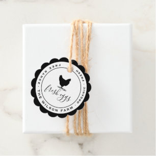 Modern Farmhouse Fresh Eggs Product Tags