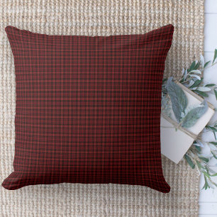 Modern Farmhouse Red And Black Plaid Couch Cushion
