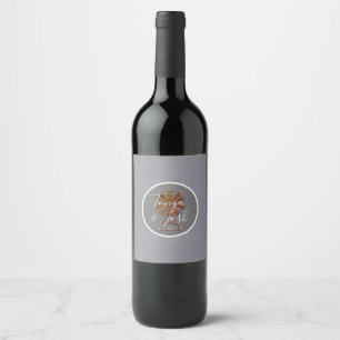 Modern Farmhouse Windmill Barn Wedding Suite Wine Label