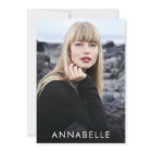 Modern Fashion Modelling 4 Photo Model Comp Card