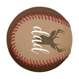 Modern Fathers Day Deer Dad Baseball