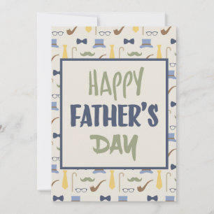 Modern Father's Day Print Card