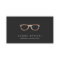 Modern Faux Copper Glasses Logo