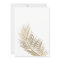 Modern faux gold palm tree elegant wedding