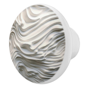 Modern Faux Relief Coastal Ceramic Knob