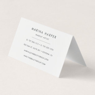 Modern Faux Rose Gold Abstract Business Card