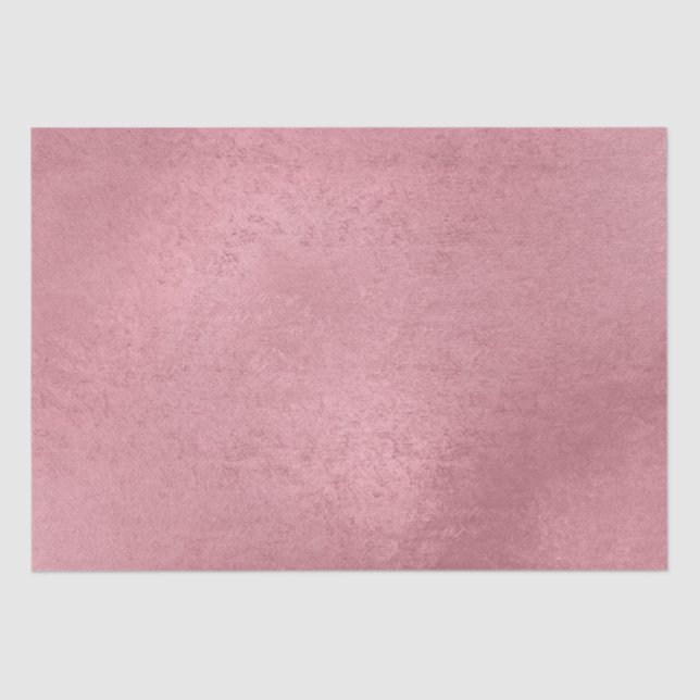Modern faux rose gold tissue paper (Front)
