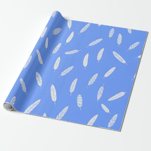 Modern Feathers Luxury Boho Collection Wrapping Paper