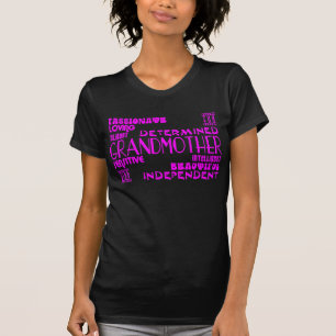 Modern Feminine Chic Stylish Grandmas Grandmothers T-Shirt