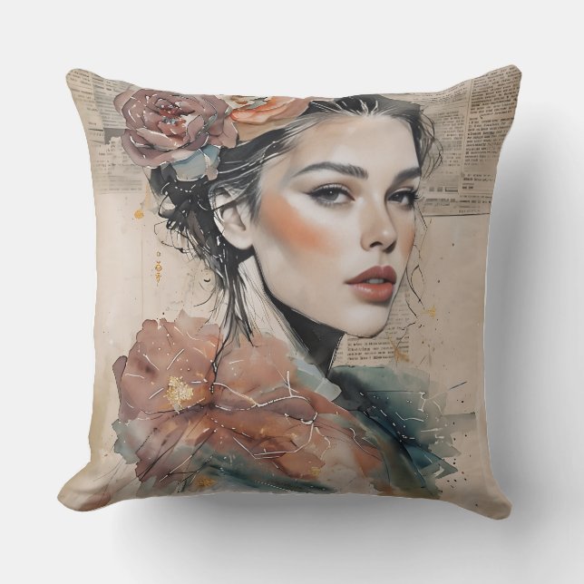 Modern Feminine  Cushion (Front)