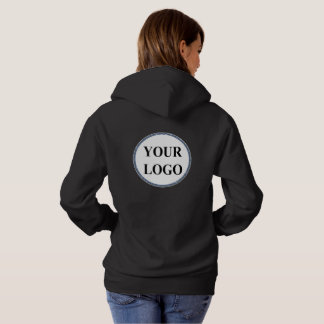 Modern Feminist Girl Power ADD YOUR LOGO HERE Hood Hoodie