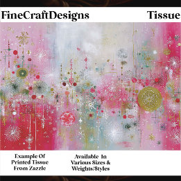 Modern Festive Starburst Background EP2 Decoupage Tissue Paper