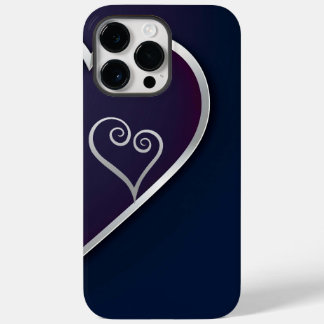 Modern Filagree Heart iPhone 14 Pro Max Case