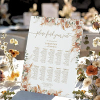 Modern Find Your Seat Wedding Seating Chart