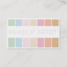 modern fine colour pastel palette makeup artist