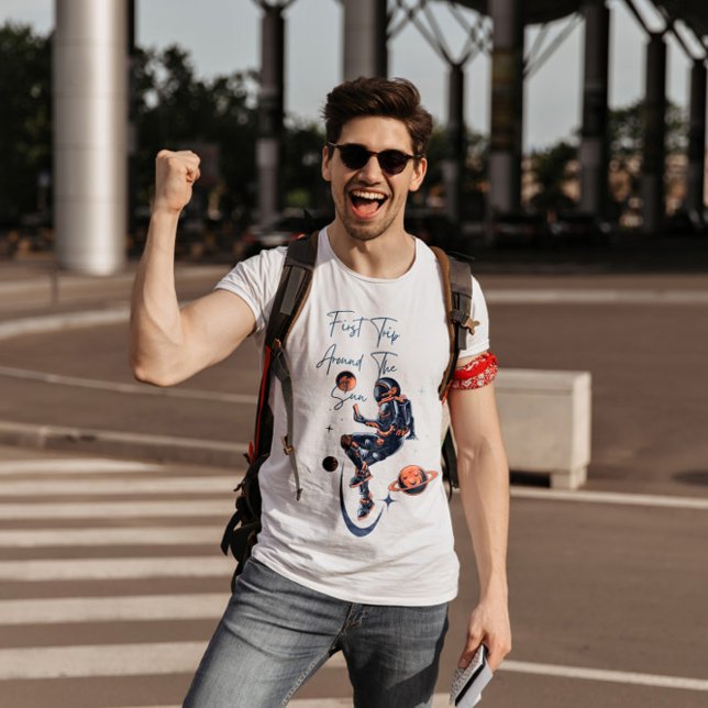 modern First Trip Around The Sun  T-Shirt (Creator Uploaded)