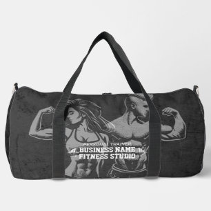 Modern Fitness Trainer Bodybuilding Gym Instructor Duffle Bag