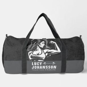 Modern Fitness Trainer Bodybuilding Gym Instructor Duffle Bag