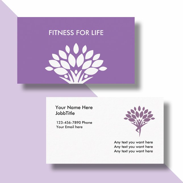 Modern Fitness Trendy Business Cards (Creator Uploaded)