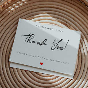 Modern Flat Business Thank You Card