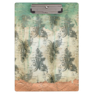 Modern Fleur De Lis Design Clipboard
