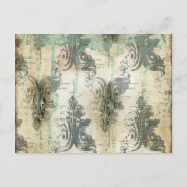 Modern Fleur De Lis Design Postcard (Front)