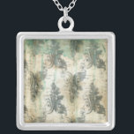 Modern Fleur De Lis Design Silver Plated Necklace<br><div class="desc">The fleur de lis has been historically associated with the French monarchy and coats-of-arms. Associate it with your home by purchasing this great print by Jennifer Goldberger. Get yours today!</div>