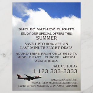 Modern Flight, Airline Advertising Flyer