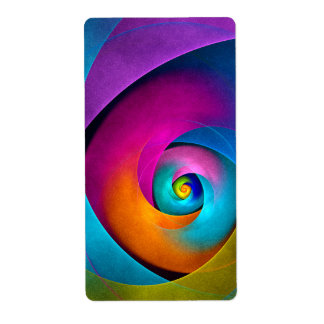 Modern Floral Abstract Art Pink Blue Pattern #17