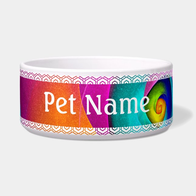 Modern Floral Abstract Art Pink Blue Pattern #17 (Front)