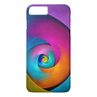 Modern Floral Abstract Art Pink Blue Pattern #17 iPhone 8 Plus/7 Plus Case